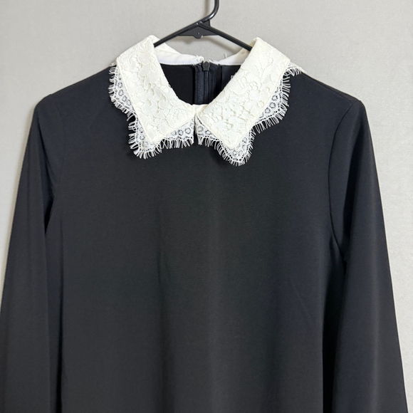 DO+BE sz L peter pan victorian collar mini dress - Picture 2 of 10